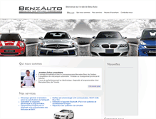 Tablet Screenshot of benzauto.ca